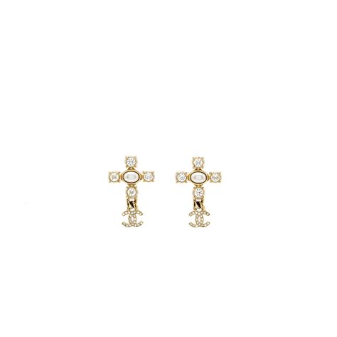 chanel cross earrings 2005|Chanel earrings authenticity.